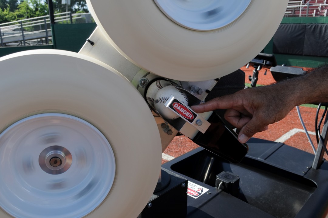 Throwing Mechanism Pinch Point FungoMan